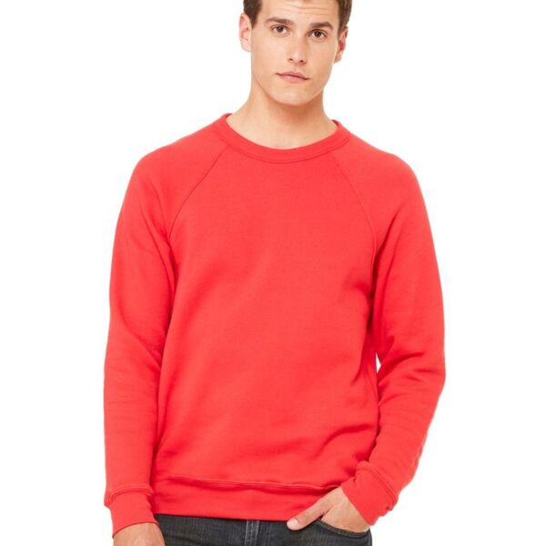 Unisex Sponge Fleece Raglan Crewneck Sweatshirt Thumbnail